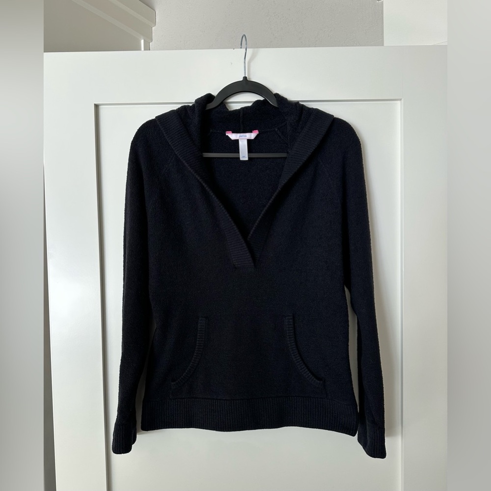 Gap Body Pullover Hoodie V-Neck With Kangaroo Pocket Small Petite
